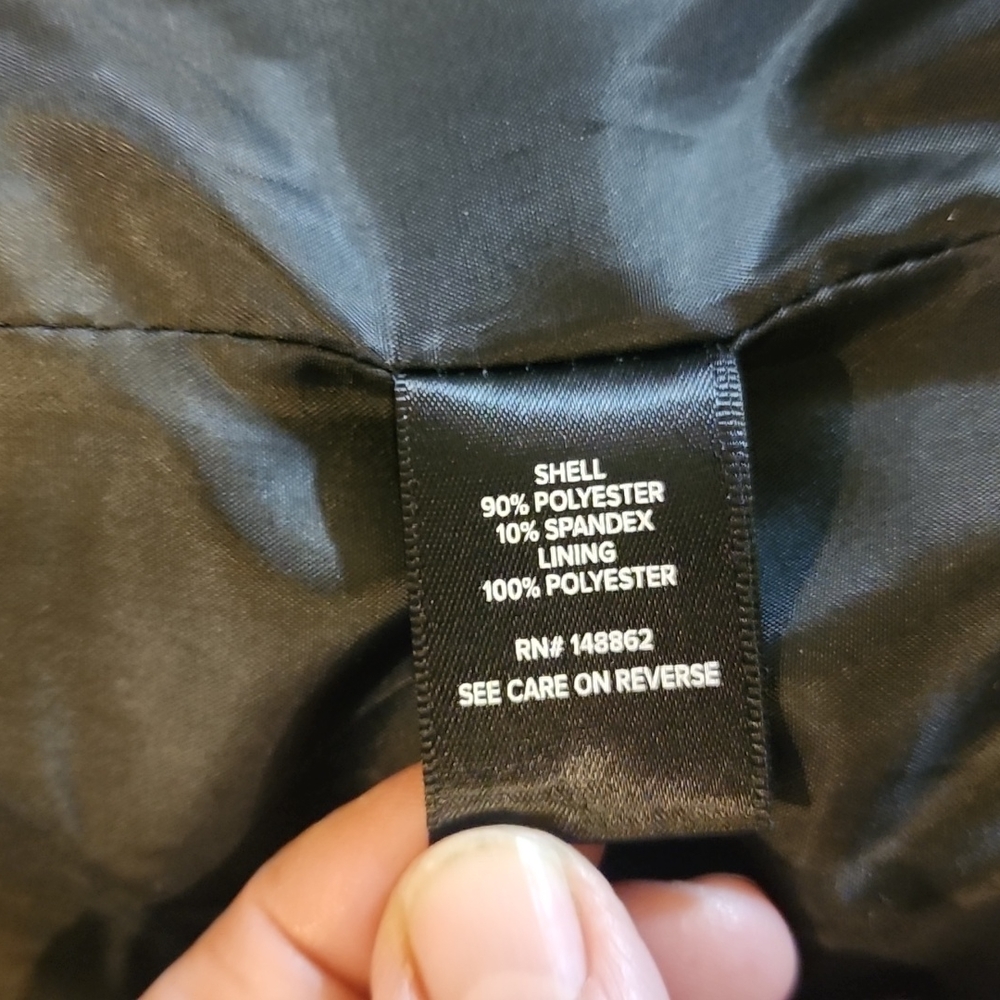 Torrid Black, Pink and White Striped Jacket - Picture 11 of 13